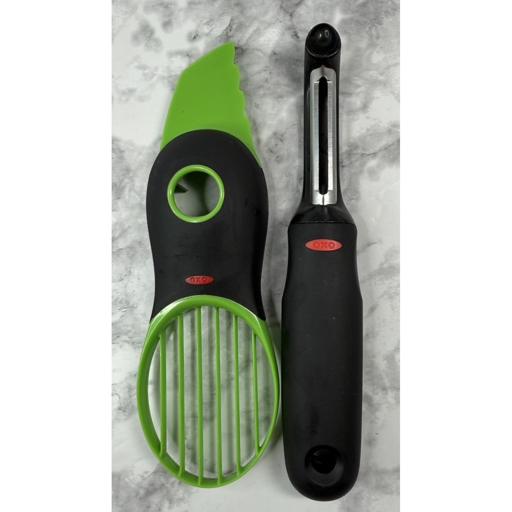 OXO Good Grips Stainless Swivel Peeler Vegetable Potato & 3-In-1 Avocado Slicer